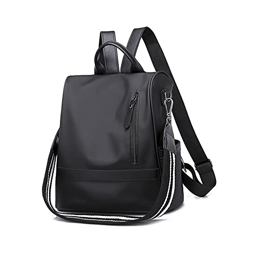 NICOLE & DORIS Damen Casual Rucksack Wasserdichter Rucksack für Frauen Reise Rucksack Anti Diebstahl Schulrucksack Stylische Schultasche Elegant Schwarz von NICOLE & DORIS