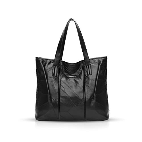 NICOLE & DORIS Damen Handtasche Schultertaschen Hobo Tasche Leder Umhängetaschen Henkeltaschen Tote Shopper von NICOLE & DORIS