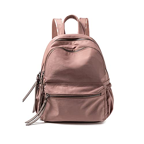 NICOLE & DORIS Damen Rucksack Elegant Großraum Daypack College Wasserdichter Tagesrucksack Praktische Schultasche mit Anti Diebstahl Rosa von NICOLE & DORIS
