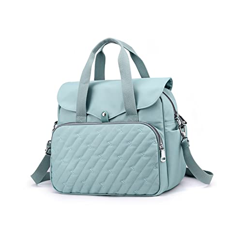 NICOLE & DORIS Damen Schultertasche Gross Handtasche Shopper Multifunktionale Umhängetasche Lässiger Rucksack Leichte Tragetasche Frauen Reisetasche Himmelblau von NICOLE & DORIS