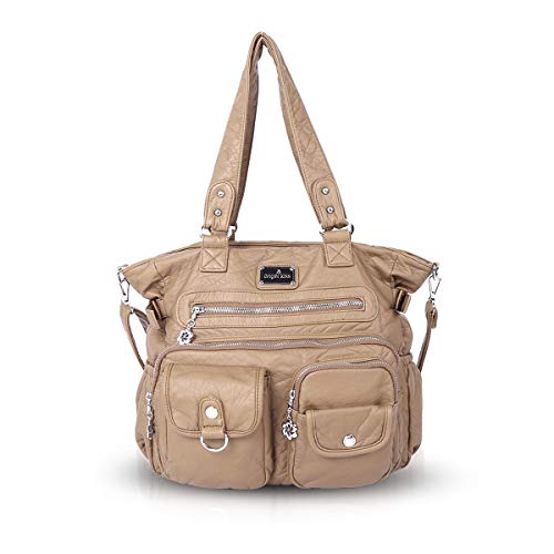 NICOLE & DORIS Damen Schultertaschen Casual Hobo Taschen Crossbody Multi Taschen Khaki von NICOLE & DORIS