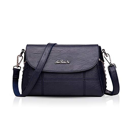 NICOLE & DORIS Damen Umhängetaschen Damen Schultertasche Handtaschen Taschen für Frauen Henkeltaschen Handtaschen für Frauen Blau von NICOLE & DORIS