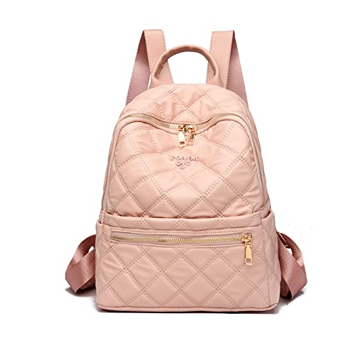 NICOLE & DORIS Elegant Rucksack Damen Modern Rucksacktasche Casual Daypack Wasserdichter College Rucksack Cityrucksack Klein Reisenrucksack Rosa von NICOLE & DORIS