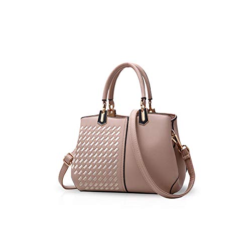 NICOLE&DORIS Frau Dame Handtaschen Schultertasche Taschen Shopper Umhängetasche PU Khaki A NICOLE&DORIS Frau Dame Handtaschen Schultertasche Taschen Shopper Umhängetasche PU Khaki A von NICOLE & DORIS