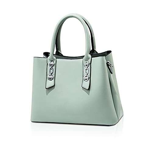 NICOLE & DORIS Henkeltasche Damen Umhängetasche Einfach Elegante Handtasche Stilvolle Schultertasche PU Leder Tote Bag Casual Frauen Tasche Top Griff Mittlere Minzgrün NICOLE & DORIS Henkeltasche Damen Umhängetasche Einfach Elegante Handtasche Stilvolle Schultertasche PU Leder Tote Bag Casual Frauen Tasche Top Griff Mittlere Minzgrün von NICOLE & DORIS