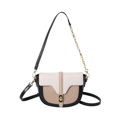NICOLE & DORIS Klein Umhängetasche Damen Crossbody Bag Schlangenmuster Schultertasche PU Leder Kuriertaschen Mädchen Messenger Bag Handytasche Schwarz von NICOLE & DORIS