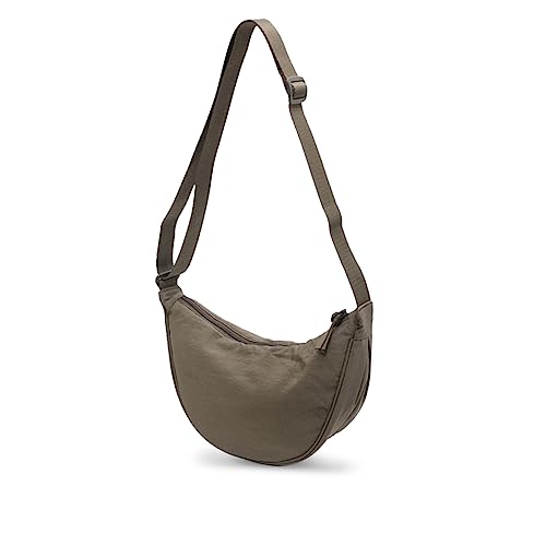 NICOLE & DORIS Nylon Crossbody Bag Damen Umhängetasche Hobo Schultertasche Nylon Satchel Tasche Leichte Messenger Bauchtasche Kuriertaschen für Schule Shopper Reise Grün von NICOLE & DORIS