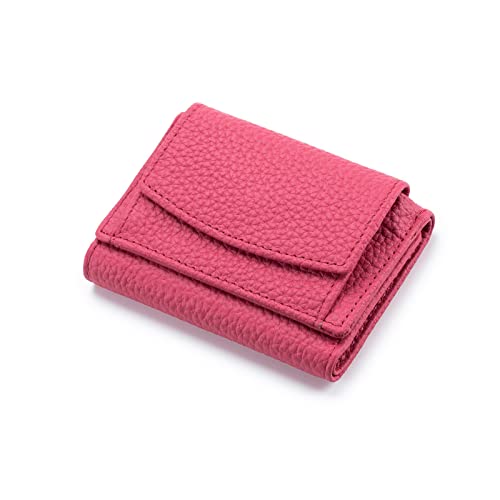 NICOLE & DORIS Portemonnaie Damen aus Leder Damen Geldbeutel mit RFID Blockierung Kleine Brieftasche Geldbörse Für Frauen, mit Mehreren Fächern Rosarot NICOLE & DORIS Portemonnaie Damen aus Leder Damen Geldbeutel mit RFID Blockierung Kleine Brieftasche Geldbörse Für Frauen, mit Mehreren Fächern Rosarot von NICOLE & DORIS