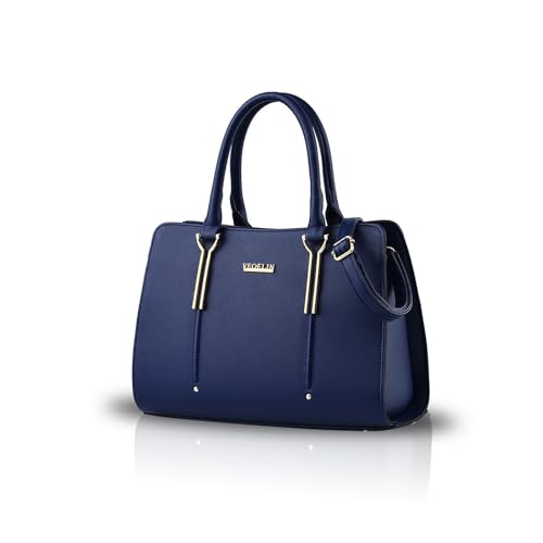 Nicole&Doris New Präge Mode Wilde Reisetaschen Mädchen-Schule-Taschen Rucksäcke PU-Leder-Handtasche blau von NICOLE & DORIS
