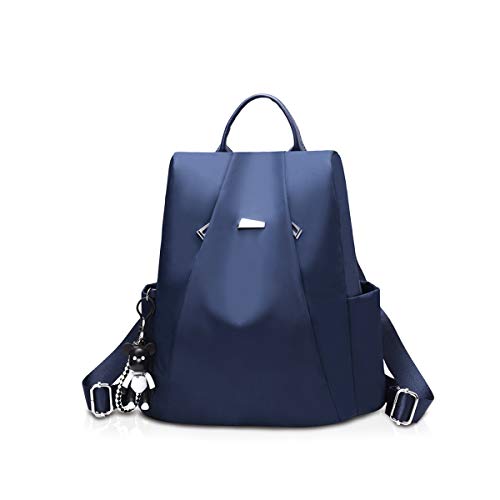 NICOLE & DORIS Rucksack Damen Mode Schulrucksack für Mädchen Rucksack Daypack Backpack Handtasche Lässig Damen Tasche Diebstahlsicherung Design Dunkelblau von NICOLE & DORIS