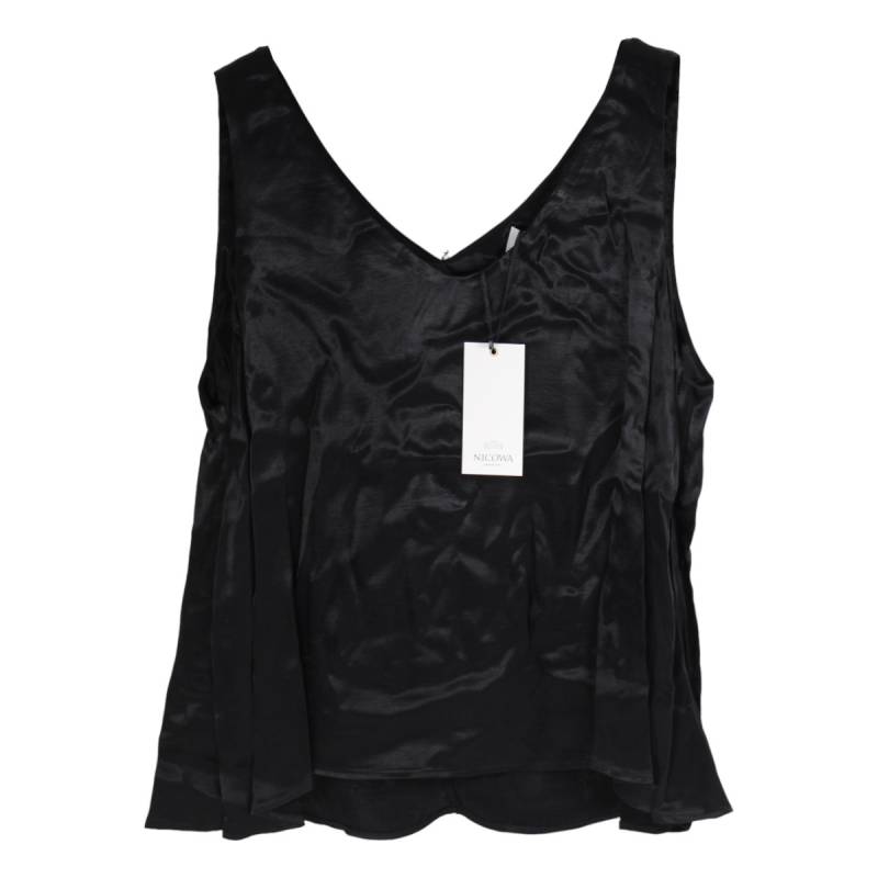 Nicowa NC8A12009011E SETANA Satin Top Bluse Black Schwarz Größe 34 - 42 Nicowa NC8A12009011E SETANA Satin Top Bluse Black Schwarz Größe 34 - 42 von NICOWA