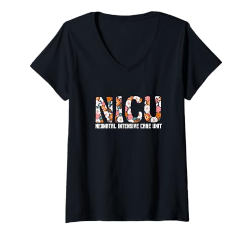 Damen NICU Nurse Neonatal Intensivstation Nurse Day & Week T-Shirt mit V-Ausschnitt Damen NICU Nurse Neonatal Intensivstation Nurse Day & Week T-Shirt mit V-Ausschnitt von NICU Nurse Neonatal Intensive Care Unit Apparel