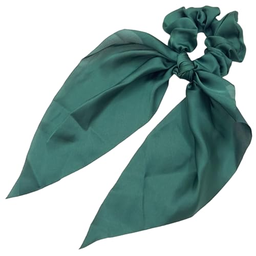 Bughaarkrawatten, grüne Rührei, 3, 2 Zoll Dia..Bughaarbindungen, elastische Bögen Pferdeschwanzhalter für Frauen Mädchen Teen von NIDONE
