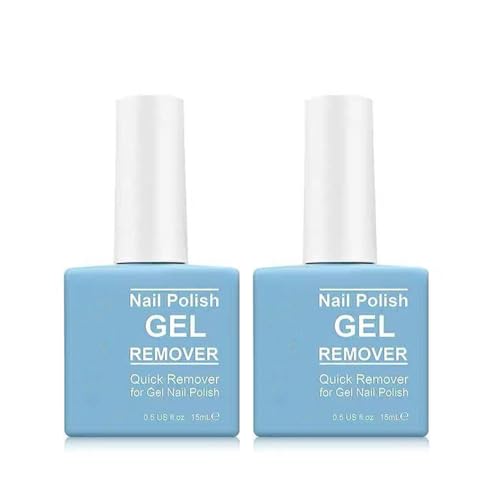 Gel-Polnische Entferner 2 PCs Nicht reizender Gelnagellackentferner, tragbare und schnelle Lösung für Nägel, Mehrzweck für Frauen und Mädchen von NIDONE