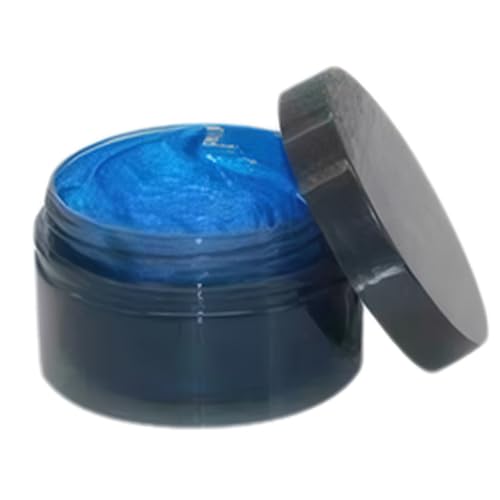 Temporärer Haarfarbstoff, vorübergehende Farbabstreichbare Farbstoff Wasserlösliches Wachs Schnell trocknen Waschdarsteller für Kinder für Kinder Männer Blau benutzen von NIDONE