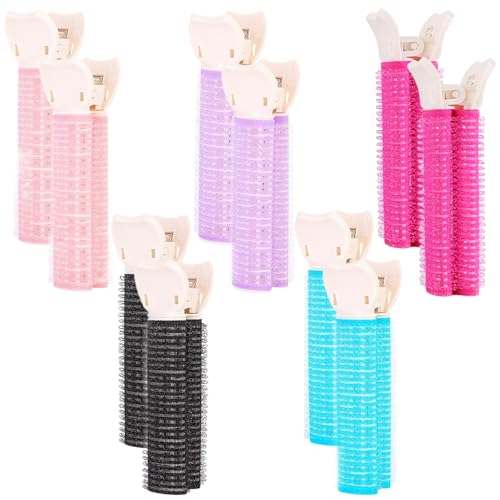 Voluminisierende Haarklammern 10pcs niedliche Pony -Haarwurzelklammern natürliche Haarvolumen Clip flauschig volumisierende Walzenclips Sofortige Volumen Haarclips für Frauen & Mädchen, Haarwurzelkla von NIDONE