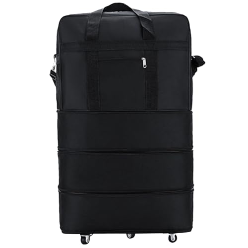 Wheeled -Duffle -Beutel Großer Kapazität Erweiterbarer Faltbarer Koffer mit Rädern wasserdichte Holdall -Reisetasche für Männer Frauen Reisegeschäftsreise von NIDONE