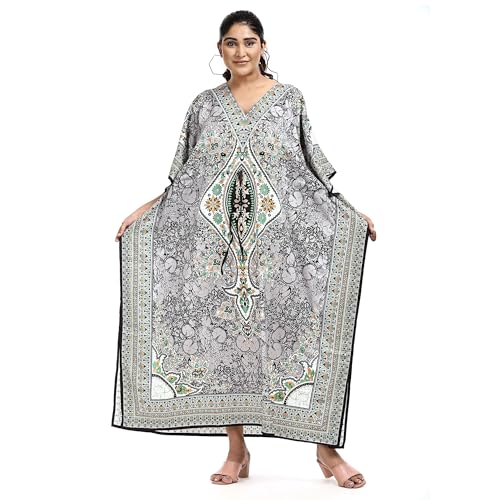 Nightingale-Collection-Damen-Kleid Gr. One Size, grau von NIGHTINGALE COLLECTION