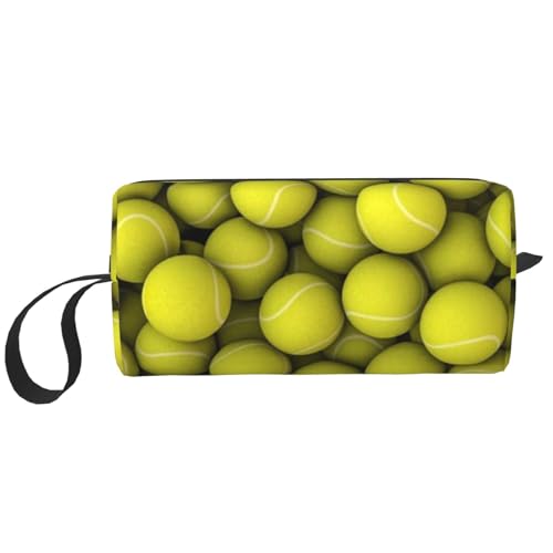 Tennisbälle, Make-up-Tasche, Kosmetiktasche, tragbare Reise-Kulturtasche, Make-up-Tasche, Organizer von NIHAPUDW