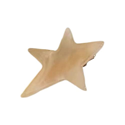NIHENHAO Unregelmäßiger Stern Haarnadel Seite Stirn Clip Bang-Entenschnabel Clip Niedlicher Stern Haarspange Kopfschmuck Haarschmuck Mädchen Frauen von NIHENHAO