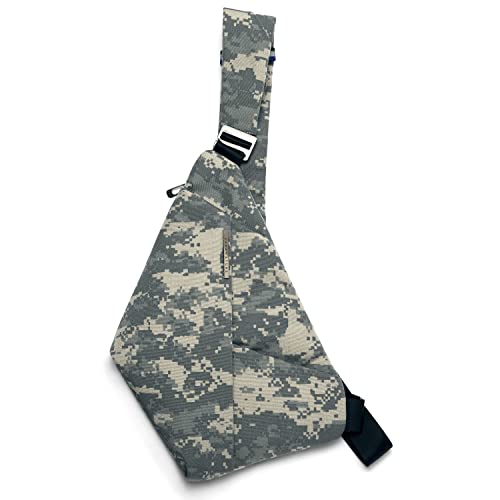 NIID D1 Brusttasche für Herren Crossbody Daypack Schlank Chest Bag Multipurpose Wandern Radfahren Rechte Hand Camouflage von NIID