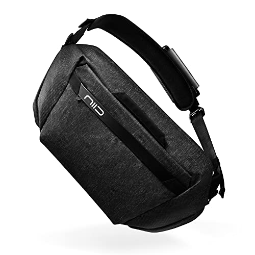 NIID H1 Reisetasche Herren Hybride Sling Pack groß Sporttasche fur Reisen Weekender Duffel Travel Camping Bag, 13~36Liter Grau von NIID