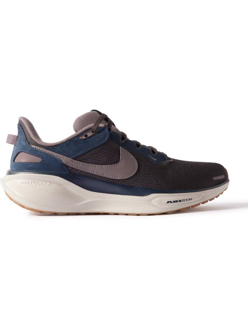 NIKE RUNNING - Air Zoom Pegasus 41 SP Mesh, Nubuck and Leather Running Sneakers - Men - Brown - US Men's 6 von NIKE RUNNING