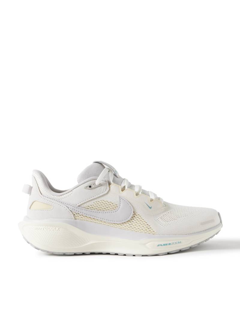 NIKE RUNNING - Air Zoom Pegasus 41 SP Mesh, Nubuck and Leather Running Sneakers - Men - Gray - US Men's 6.5 von NIKE RUNNING