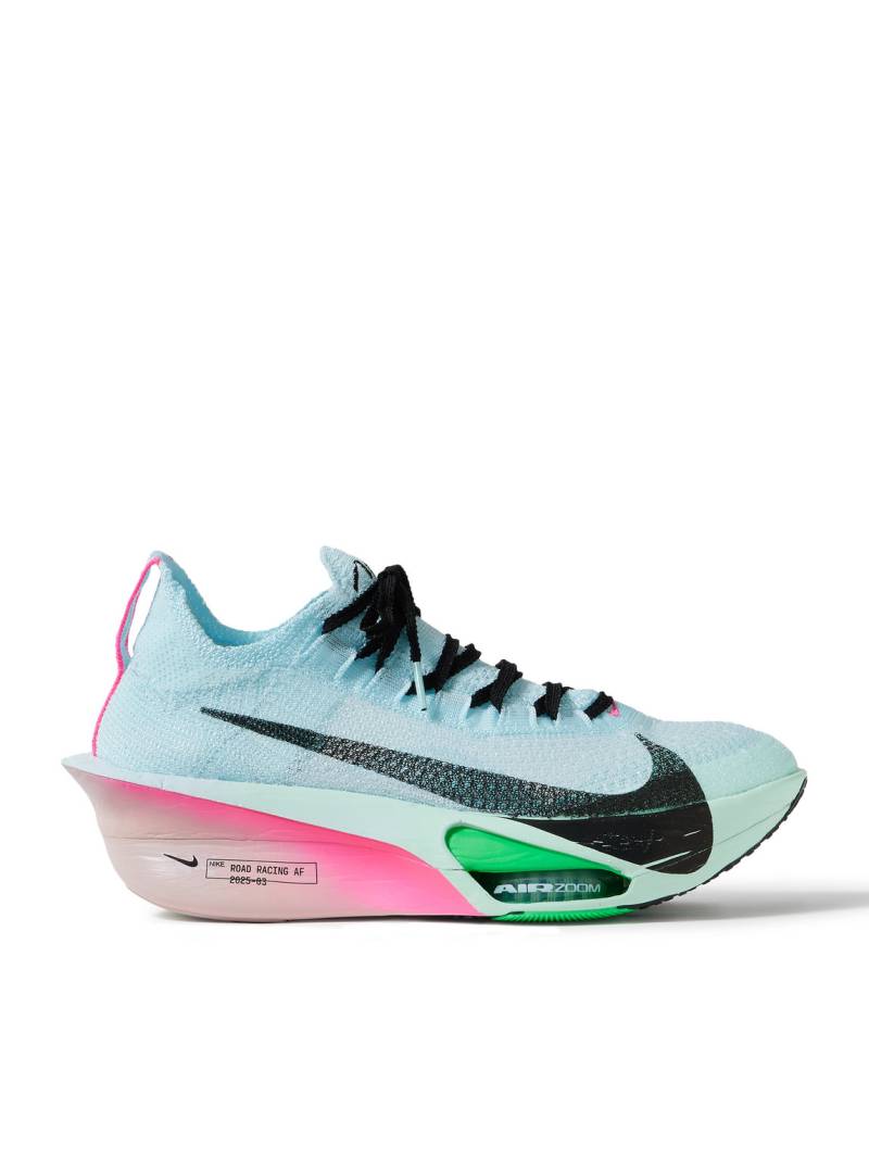 NIKE RUNNING - Alphafly 3 Road Racing Atomknit Sneakers - Men - Blue - US 8.5 von NIKE RUNNING