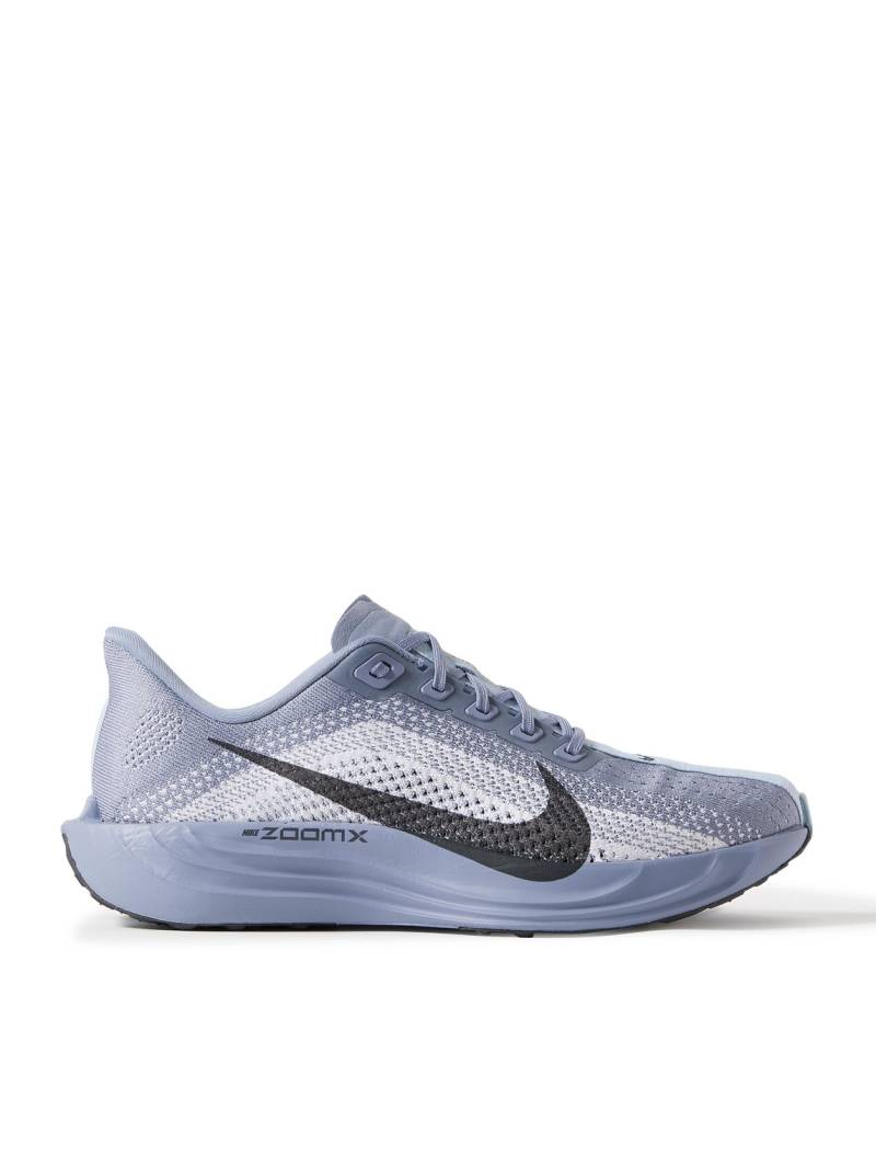 NIKE RUNNING - Pegasus Plus Canvas-Trimmed Flyknit Sneakers - Men - Gray - US 8.5 von NIKE RUNNING