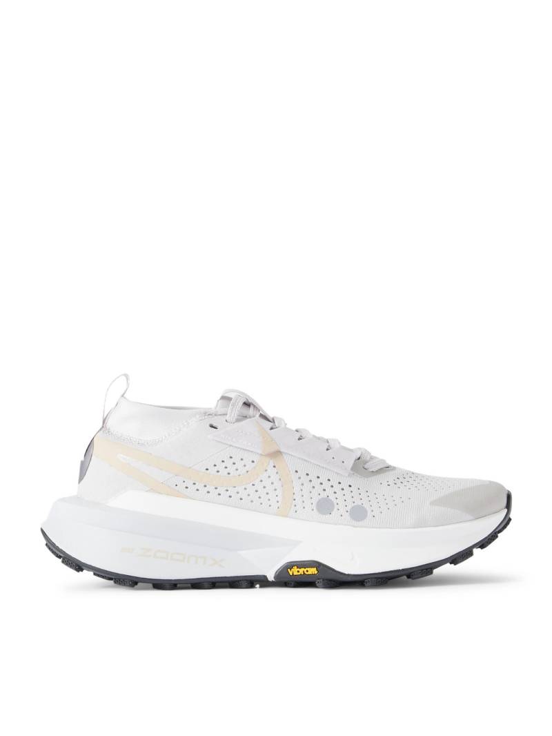 NIKE RUNNING - Zegama 2 Stretch-Jersey and Rubber-Trimmed Mesh Trail Running Sneakers - Men - Gray - US 9 von NIKE RUNNING