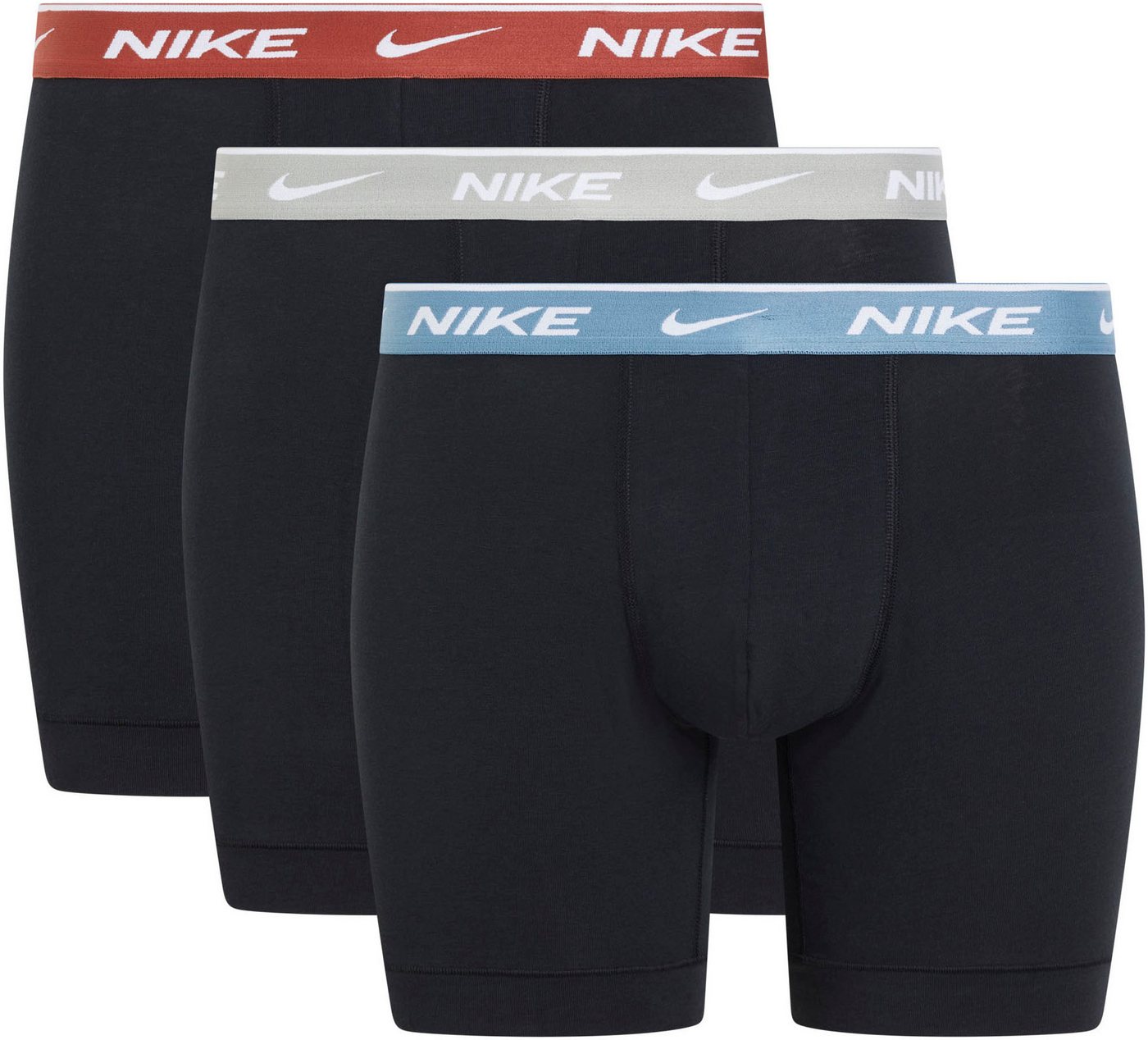 NIKE Underwear Boxershorts BOXER BRIEF 3PK (Packung, 3-St., 3er) mit NIKE Logo-Elastikbund von NIKE Underwear