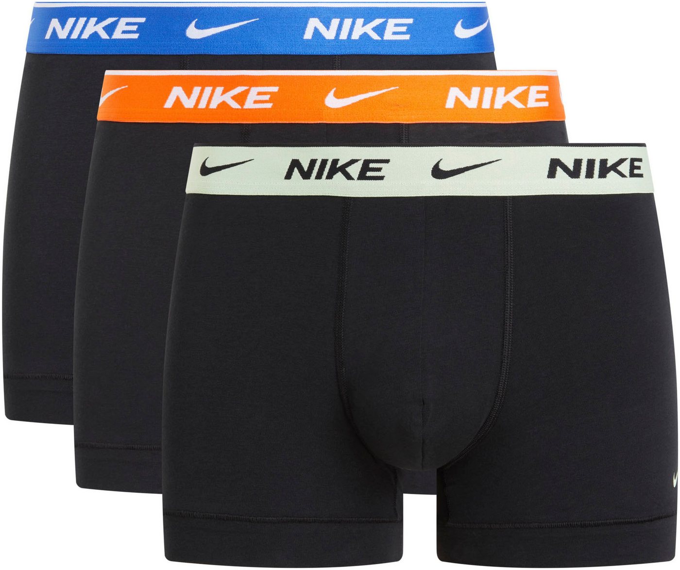NIKE Underwear Trunk TRUNK 3PK (Packung, 3-St., 3er) mit farbigem NIKE Logo-Elastikbund von NIKE Underwear