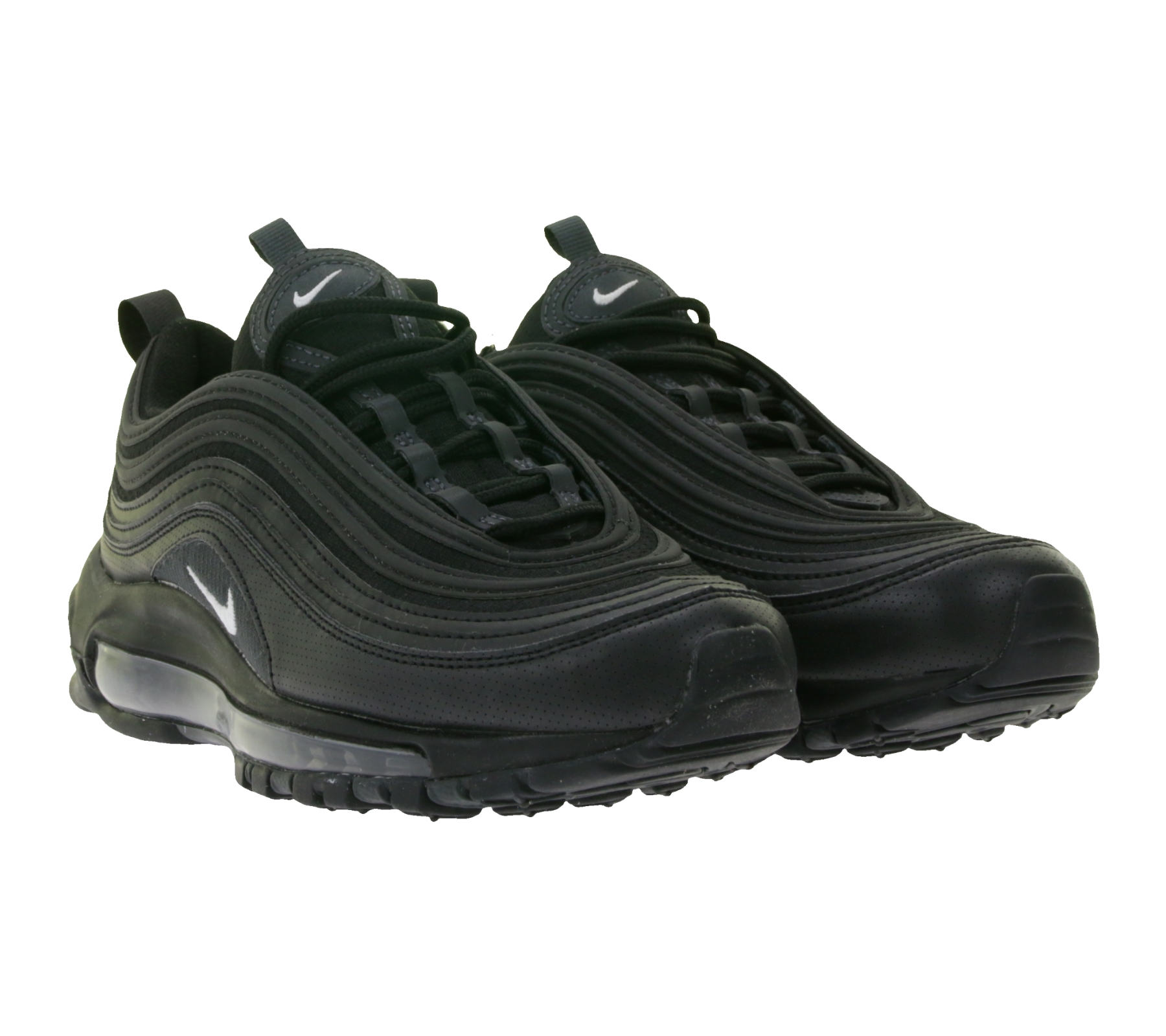 NIKE Air Max 97 Kinder Sneaker Mädchen und Jungen Turnschuhe mit Air-Dämpfung 921522-011 Schwarz von NIKE