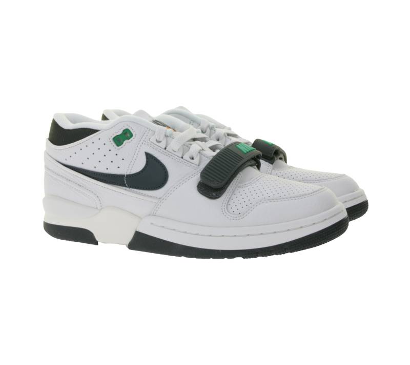 NIKE Alpha Force 88 Herren Basketball-Sneaker Echtleder Turnschuhe im Retro-Look DZ4627-001 Weiß/Schwarz von NIKE