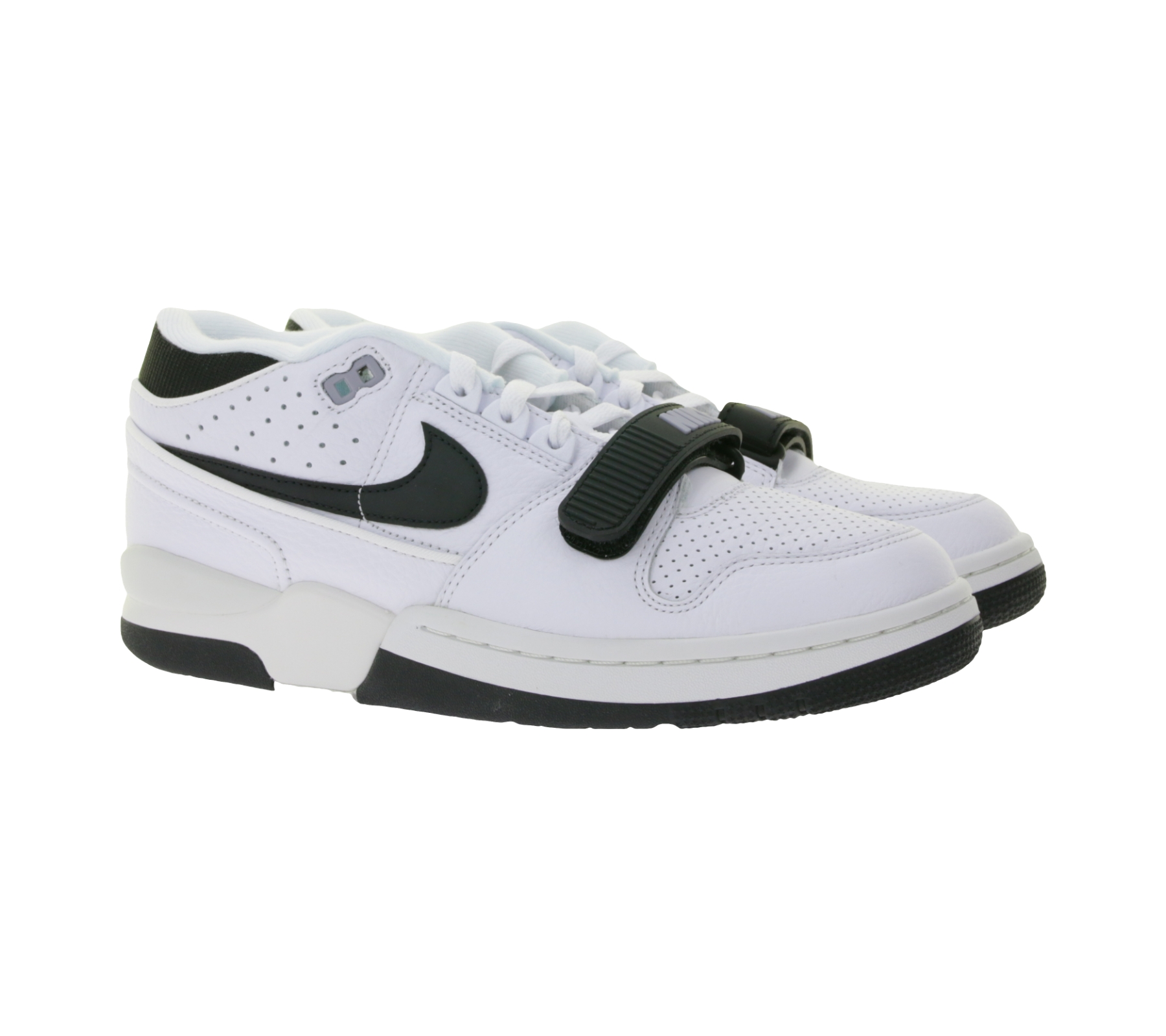NIKE Alpha Force 88 Herren Basketball-Sneaker Echtleder Turnschuhe im Retro-Look FN6245 100 Weiß/Schwarz von NIKE