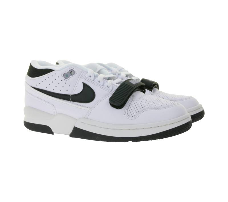 NIKE Alpha Force 88 Herren Basketball-Sneaker Echtleder Turnschuhe im Retro-Look FN6245 100 Weiß/Schwarz von NIKE