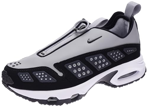 NIKE Damen Air Max SNDR Sneaker, Silber Schwarz Weiß Anthrazit, 40.5 EU von NIKE
