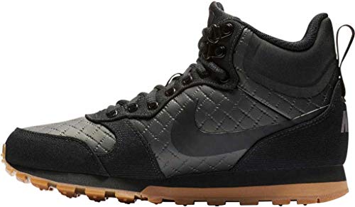 Nike Damen Sneaker Runner 2 Mid Trekking-& Wanderstiefel, Schwarz (Black/Black/Gum Light Brown 004), 38.5 EU von Nike