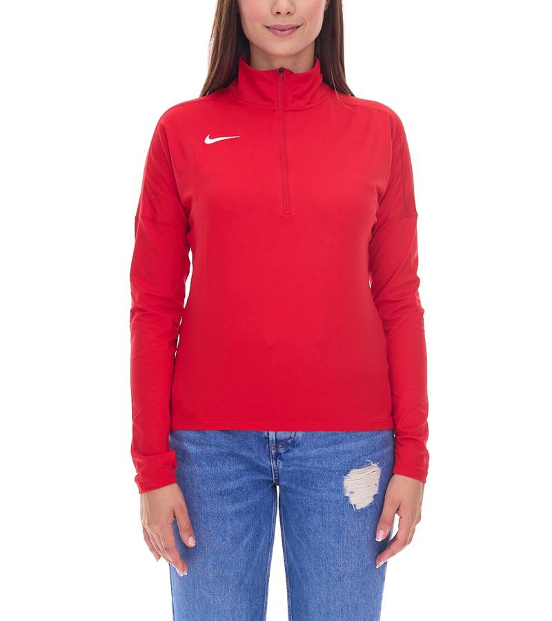 NIKE Dry Element Longsleeve Damen Trainings-Top mit Half-Zip Sweatshirt mit Dry-Fit NT0316-657 Rot von NIKE