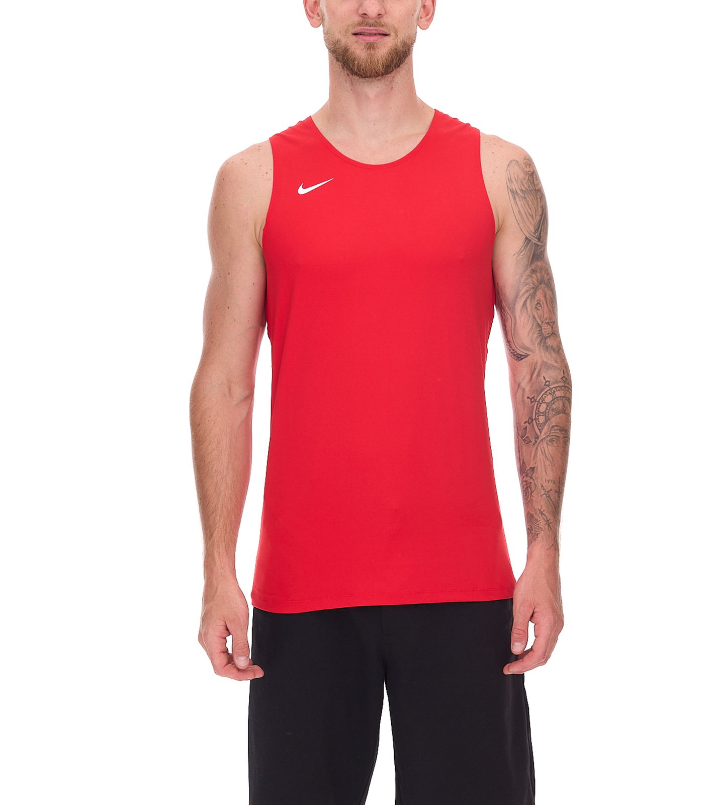 NIKE Dry Herren Sport-Shirt Fitness-Shirt mit Dri-FIT-Technologie Tank- Top NT0306-657 Rot NIKE Dry Herren Sport-Shirt Fitness-Shirt mit Dri-FIT-Technologie Tank- Top NT0306-657 Rot von NIKE
