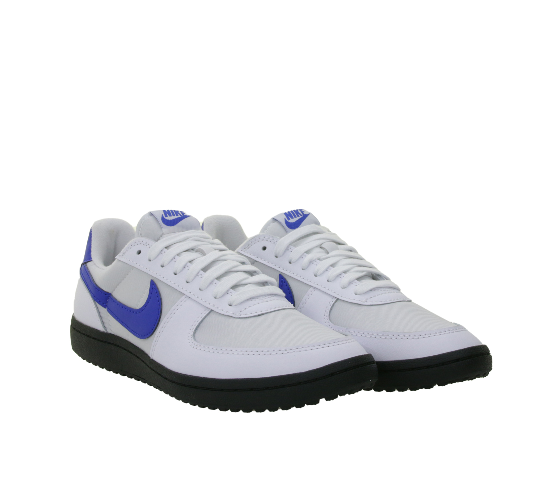 NIKE Field General ´82 Herren Low-Top-Sneaker Damen Retro Turnschuhe mit Echtleder FQ8762 106 Weiß/Grau/Blau von NIKE