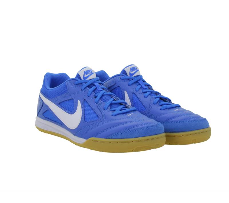 NIKE Gato Herren Low-Top-Sneaker Damen Retro Turnschuhe mit Echtleder Hallen-Schuhe HQ6019 400 Blau von NIKE
