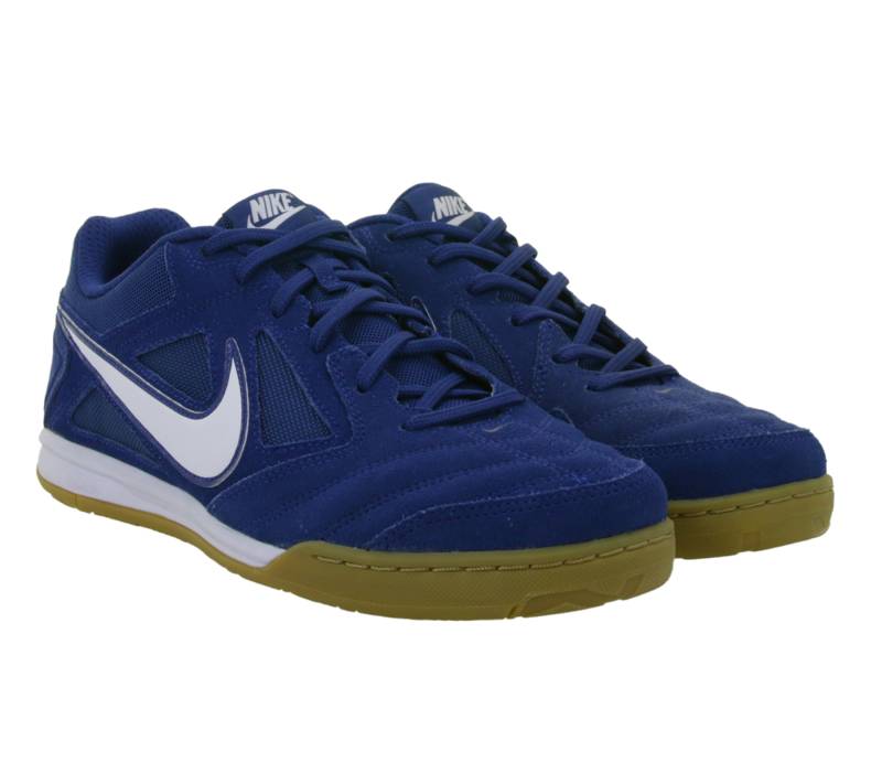 NIKE Gato Herren Low-Top-Sneaker Damen Retro Turnschuhe mit Echtleder Hallen-Schuhe HQ6020 400 Blau von NIKE