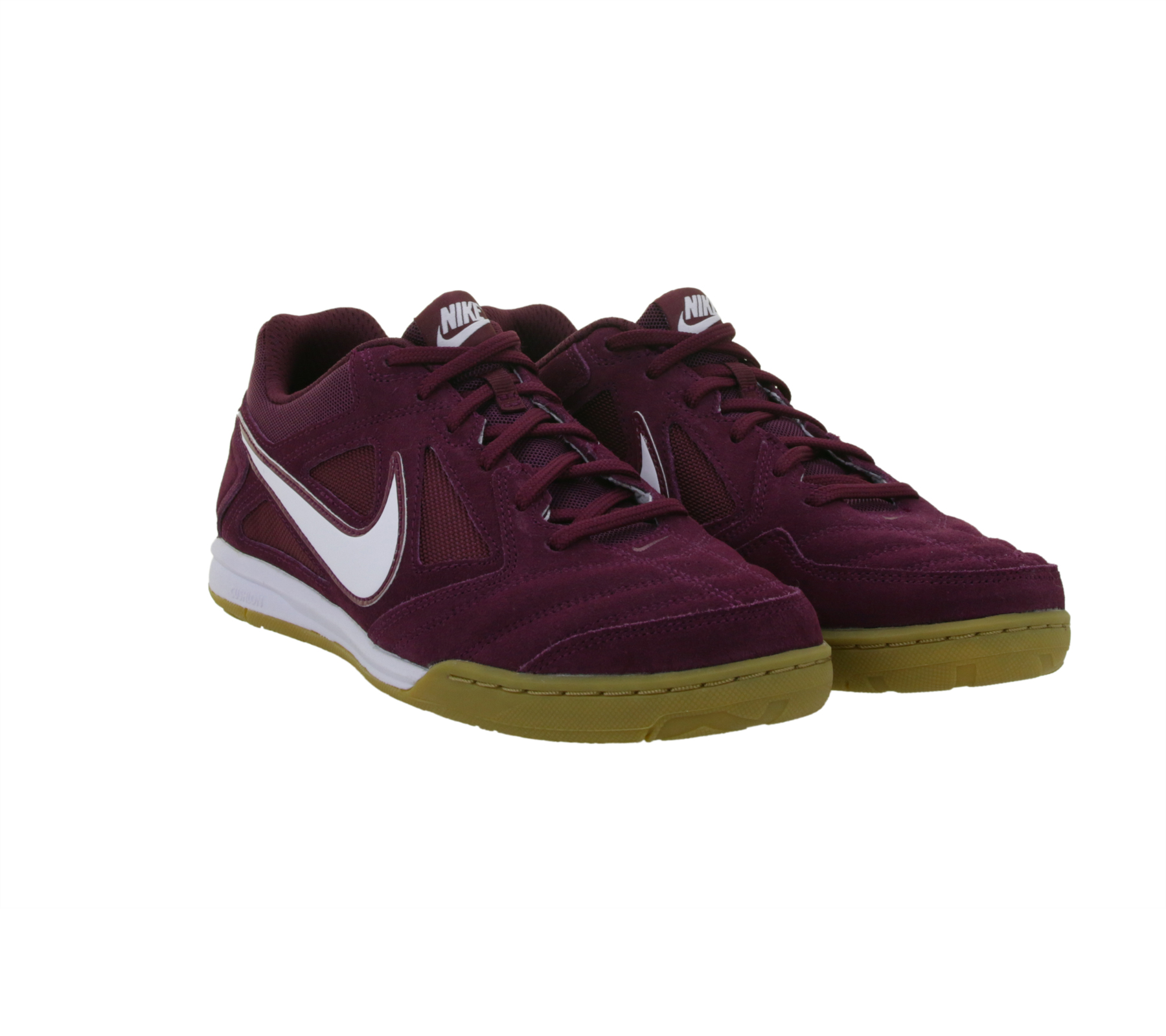 NIKE Gato Herren Low-Top-Sneaker Damen Retro Turnschuhe mit Echtleder Hallen-Schuhe HQ6020 600 Bordeaux-Rot von NIKE