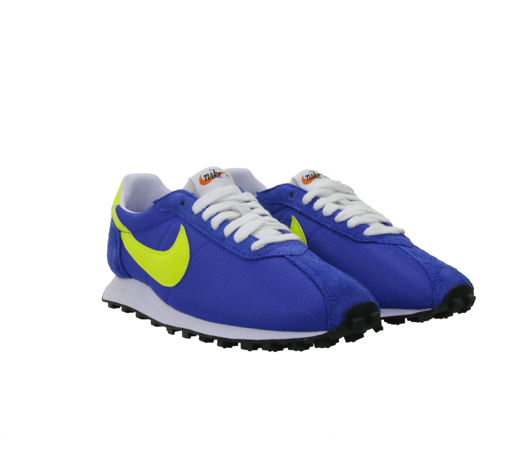 NIKE LD-1000 Damen Low-Top-Sneaker Retro Turnschuhe mit Echtleder Lauf-Schuhe FQ9079 400 Blau/Gelb von NIKE