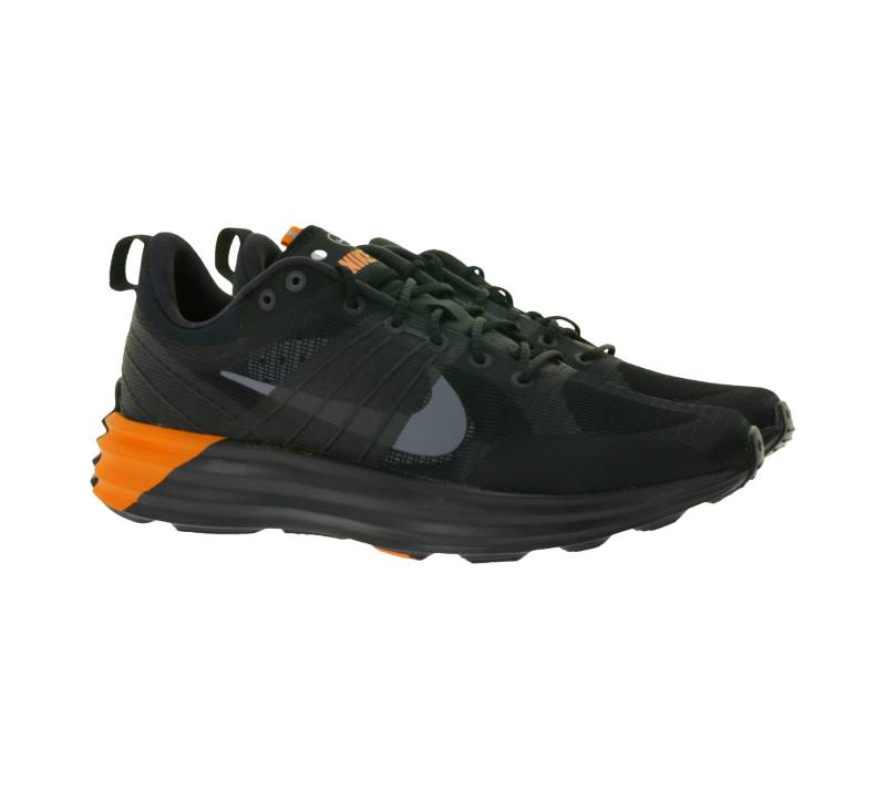 NIKE Lunar Roam Herren Sneaker Mesh-Turnschuhe mit Lunar Foam Sohle HJ8999-001 Schwarz/Orange von NIKE
