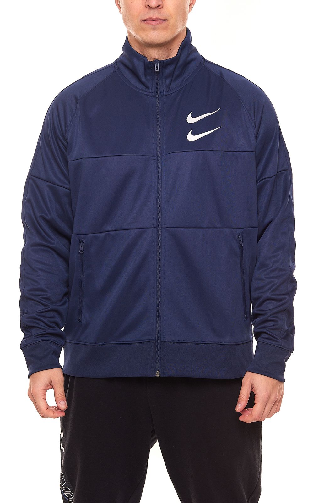 NIKE Sportswear Double Swoosh Herren Sport-Jacke DO2757-410 Blau von NIKE