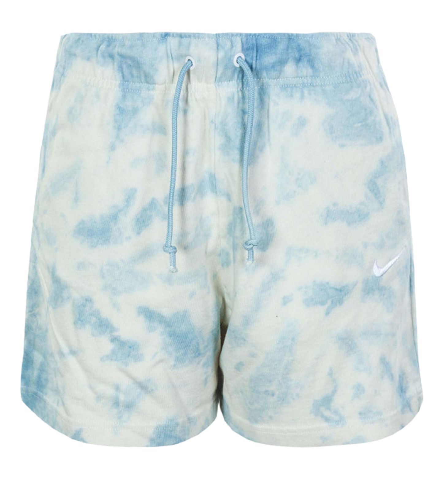 NIKE Sportswear Washed Easy Shorts DM6712-494 Damen Baumwoll-Bermuda Hellblau/Weiß von NIKE