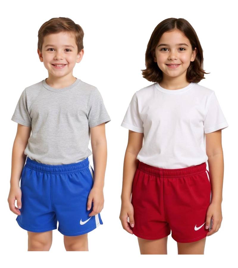 NIKE "Stock Fast 2" Kinder Trainings-Shorts mit Dri-FIT-Technologie Fußball-Shorts für Mädchen und Jungen Sport-Hose NT0305 Rot oder Blau von NIKE